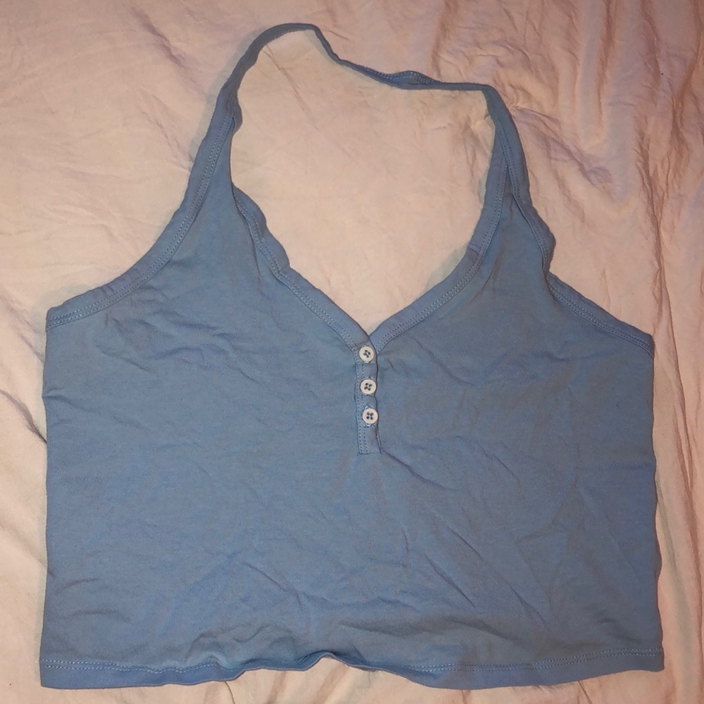 PacSun Me to We cropped halter top